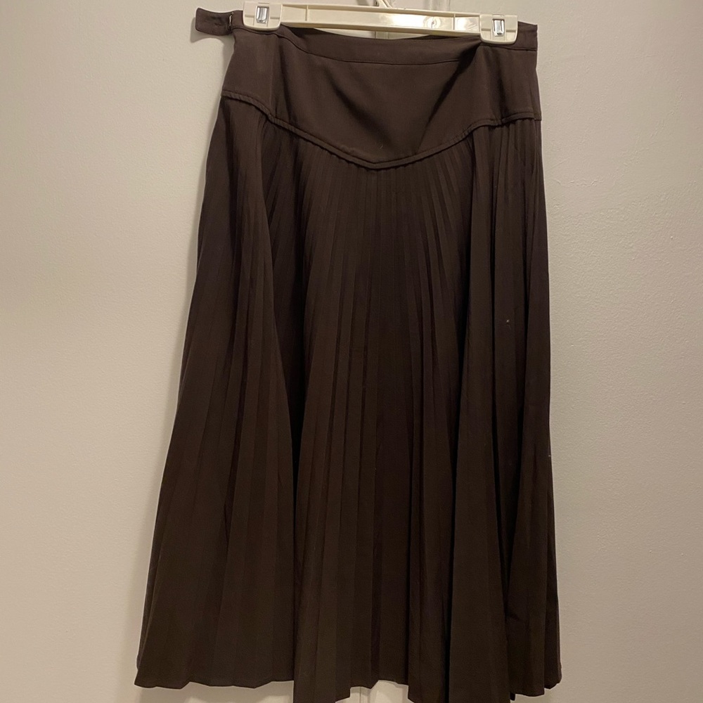 Grace elements pleated midi skirt